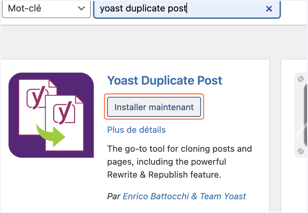 Cliquer sur Installer maintenant