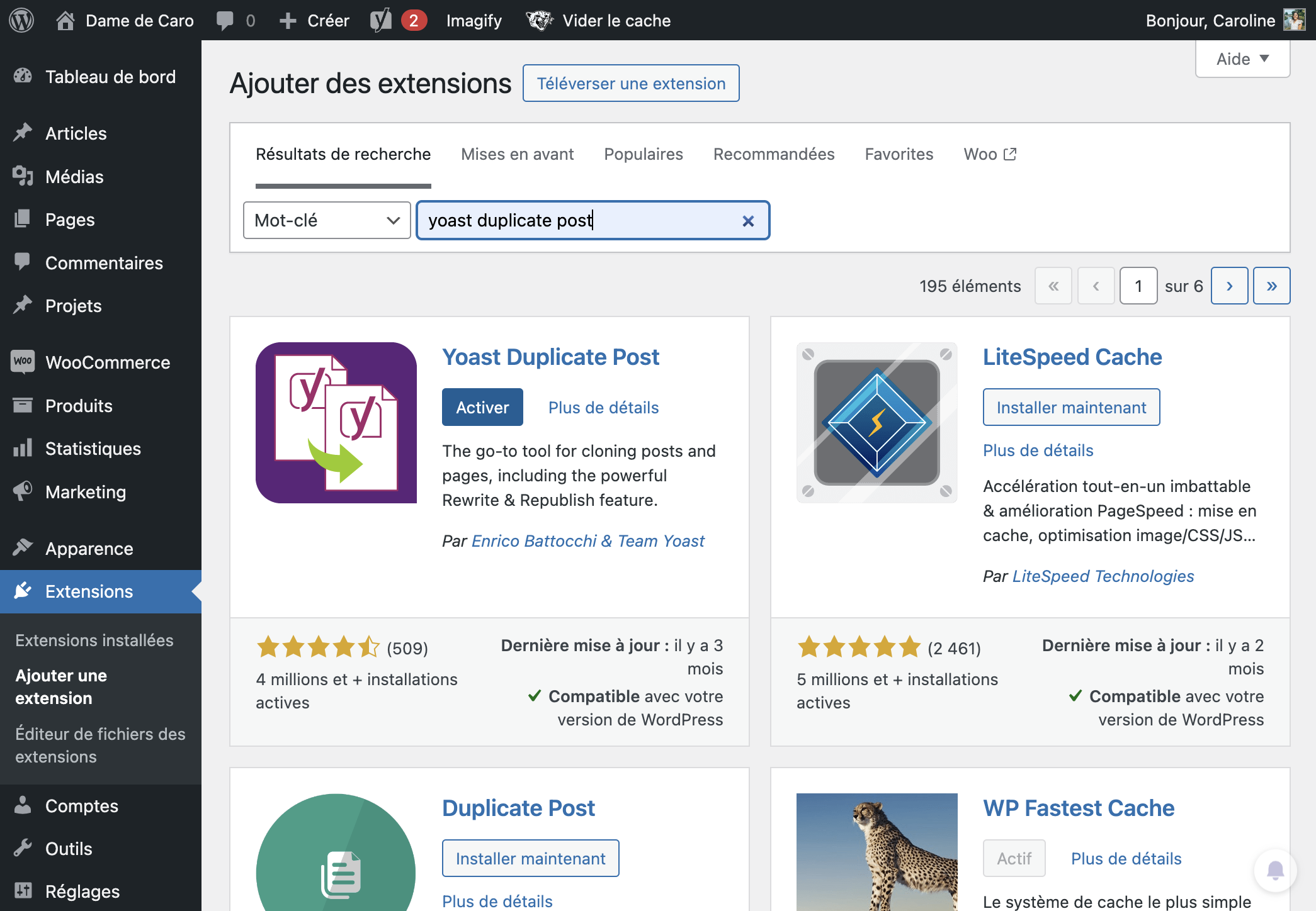 Cliquer sur Activer