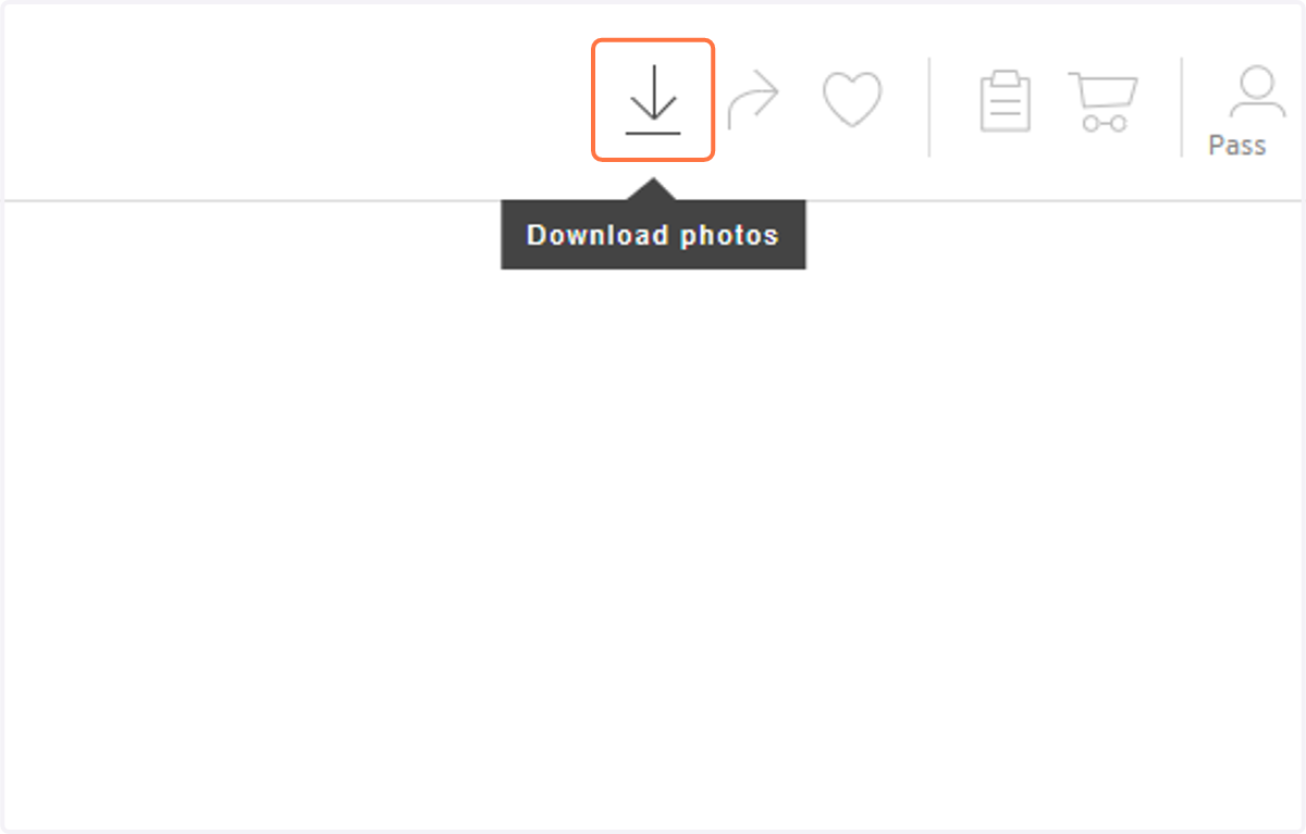 Click on the Download icon.
