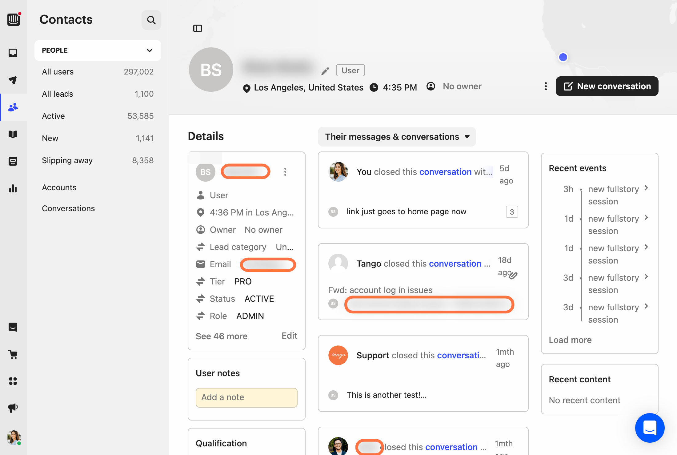 You'll notice that as soon as you activate Secure Blur, all items of PII will blur on the page.