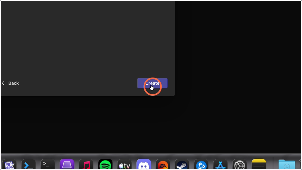 Click "Create"