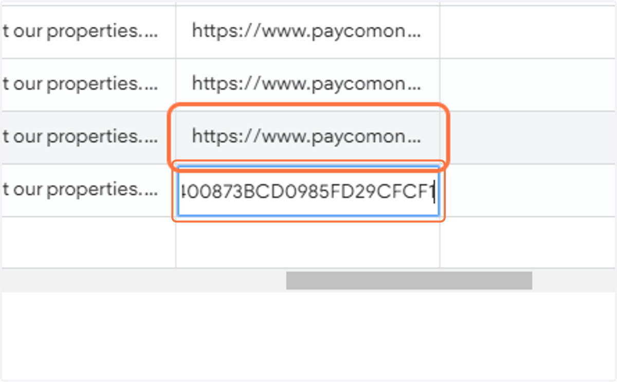 Copy the Position Link (paycomonline) and paste it into text area