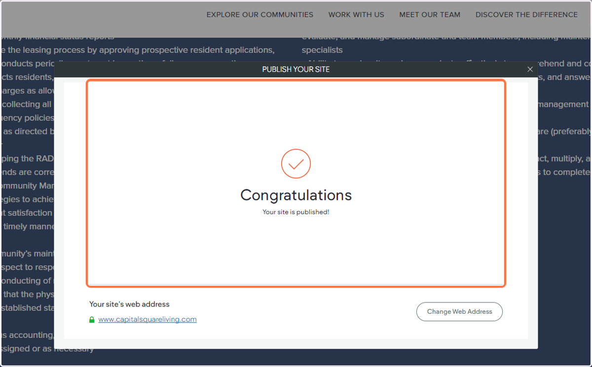 Congratulations you've added the position successfully!