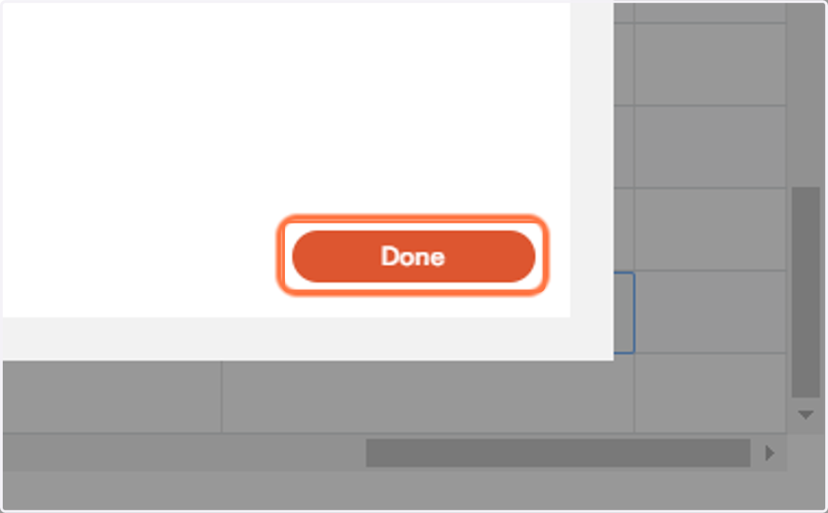 Click on Done