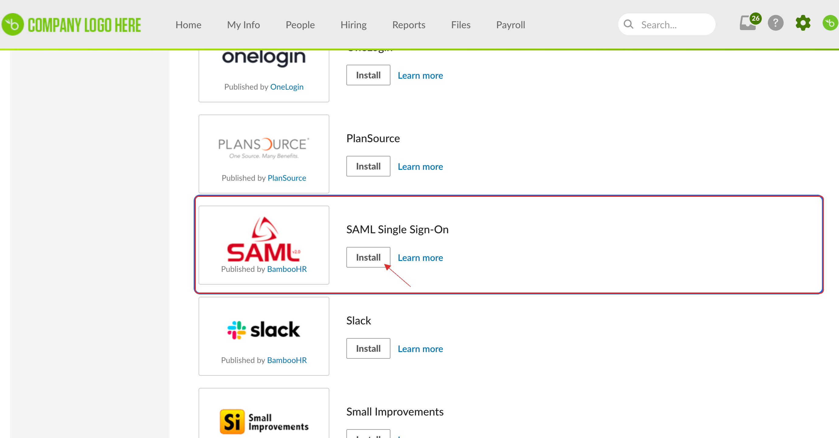 SAML Single Sign-On