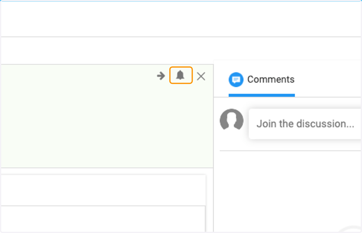 Click on the Bell Icon and update your preferences for that particular document
