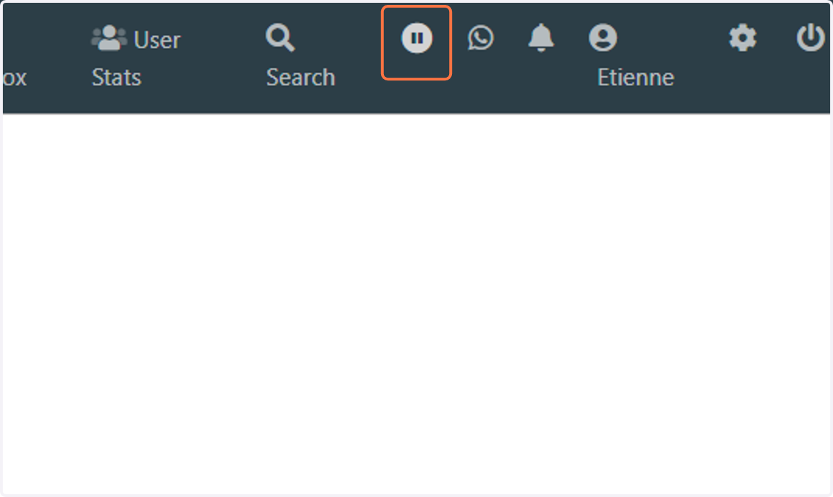 Click on the Phone Status icon