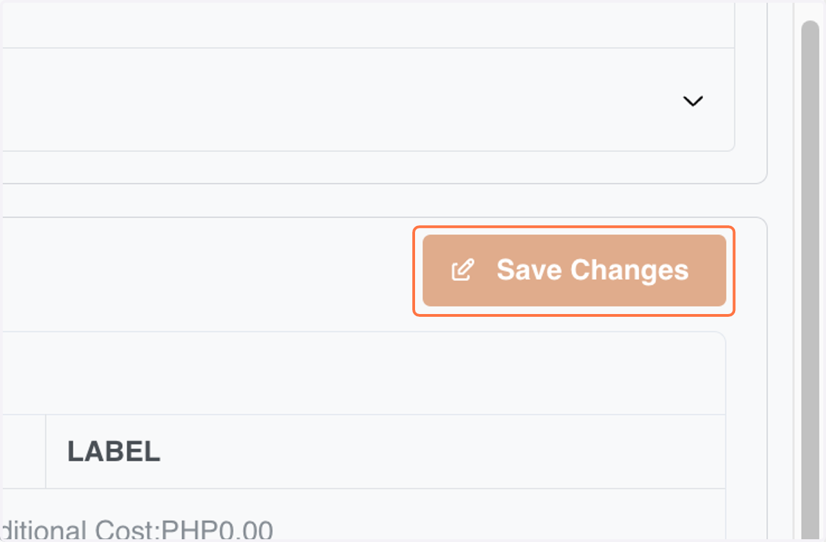 Click on Save Changes