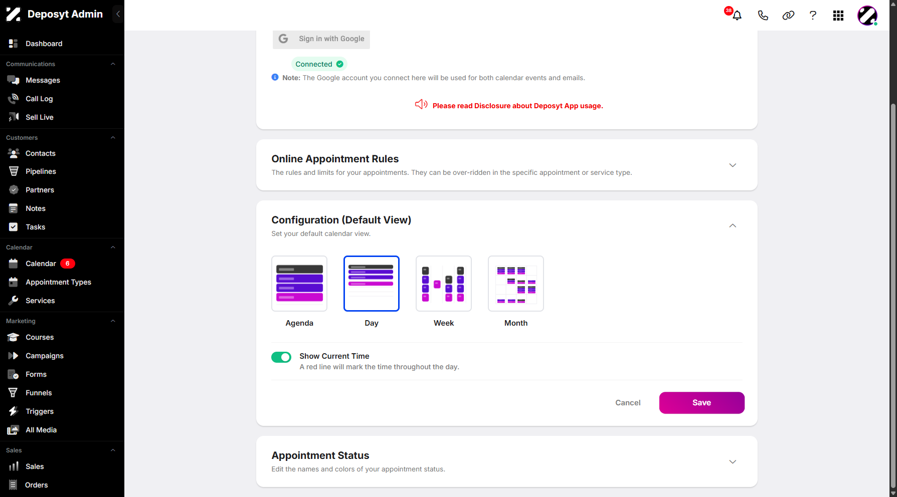Step 9: Once selected, you can click Save to proceed.