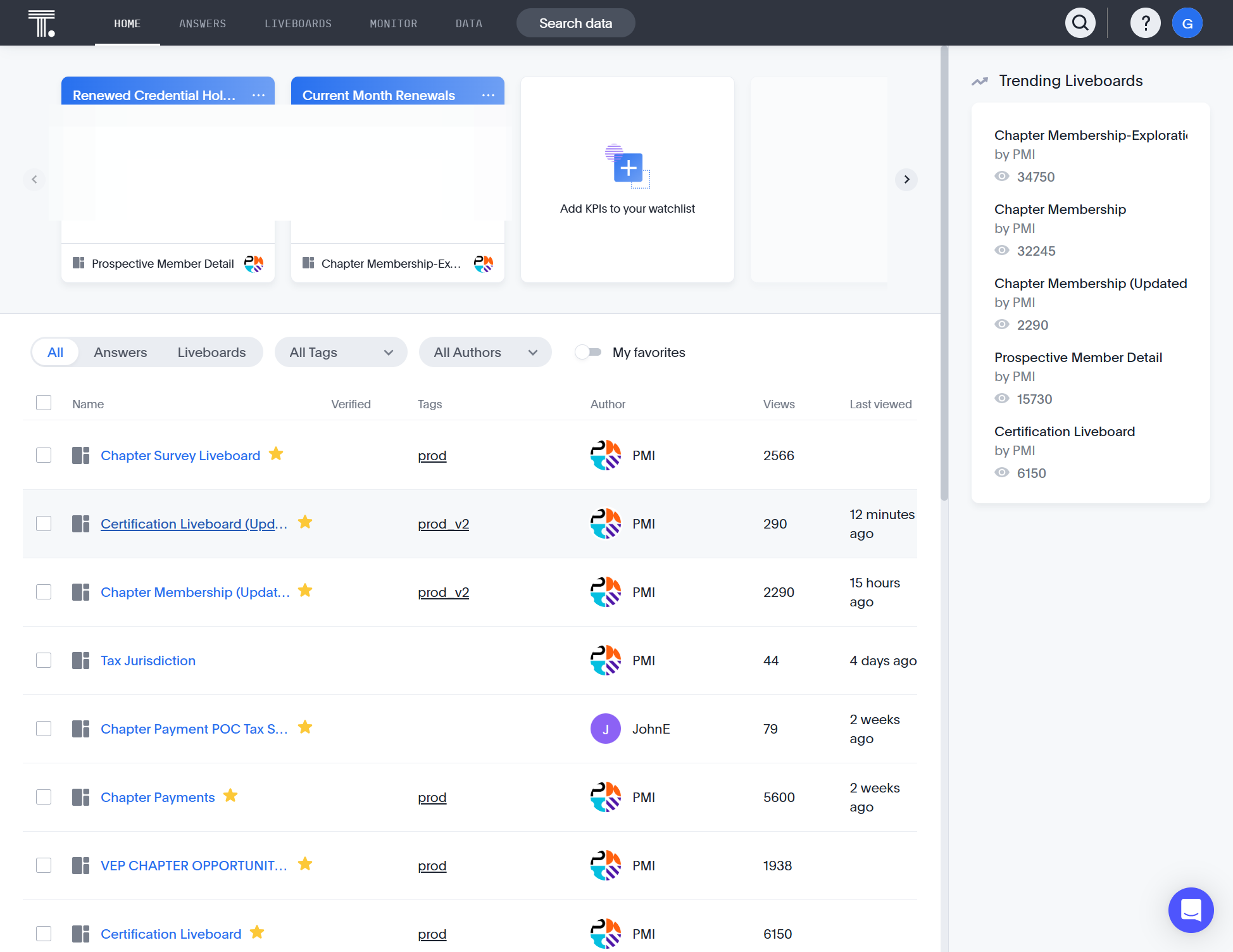 Click on Certification Liveboard (Updated)