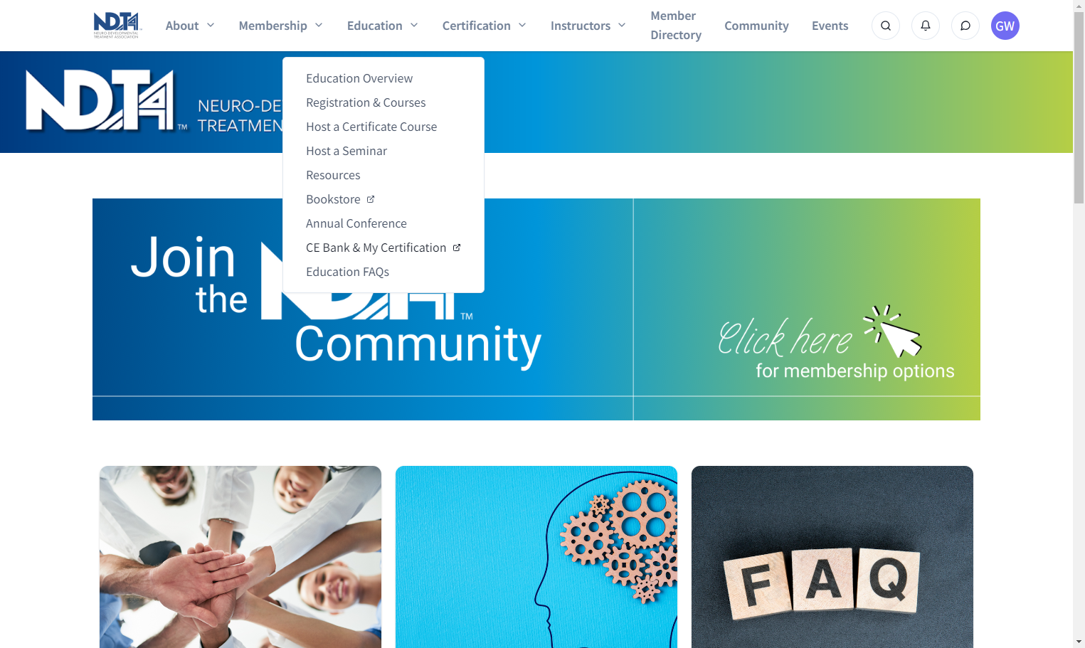 Click on CE Bank & My Certification