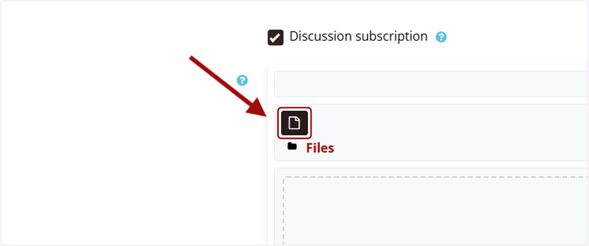 Click the File Picker icon