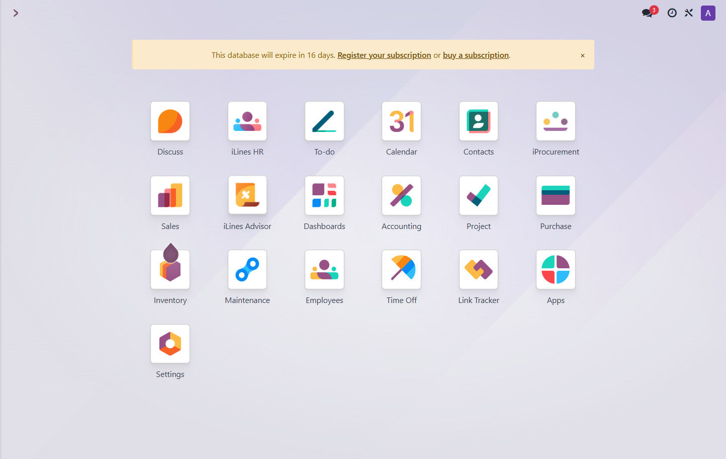 Click on iLines Advisor