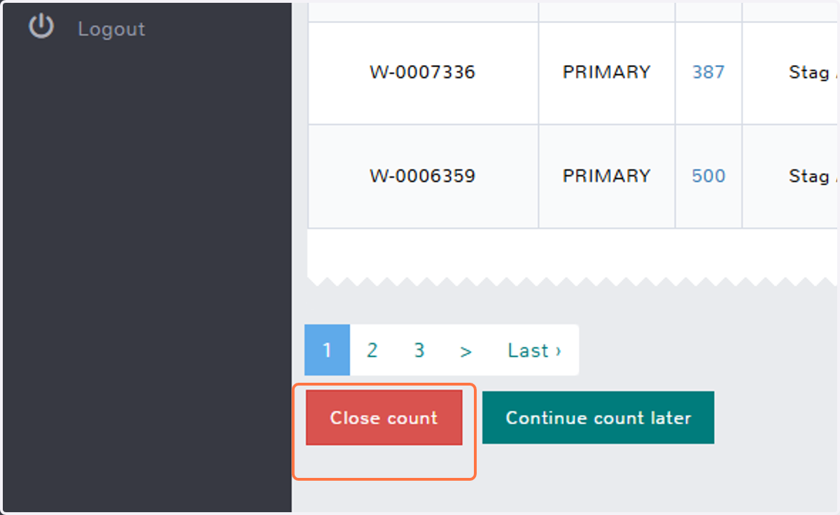 Completing a Count