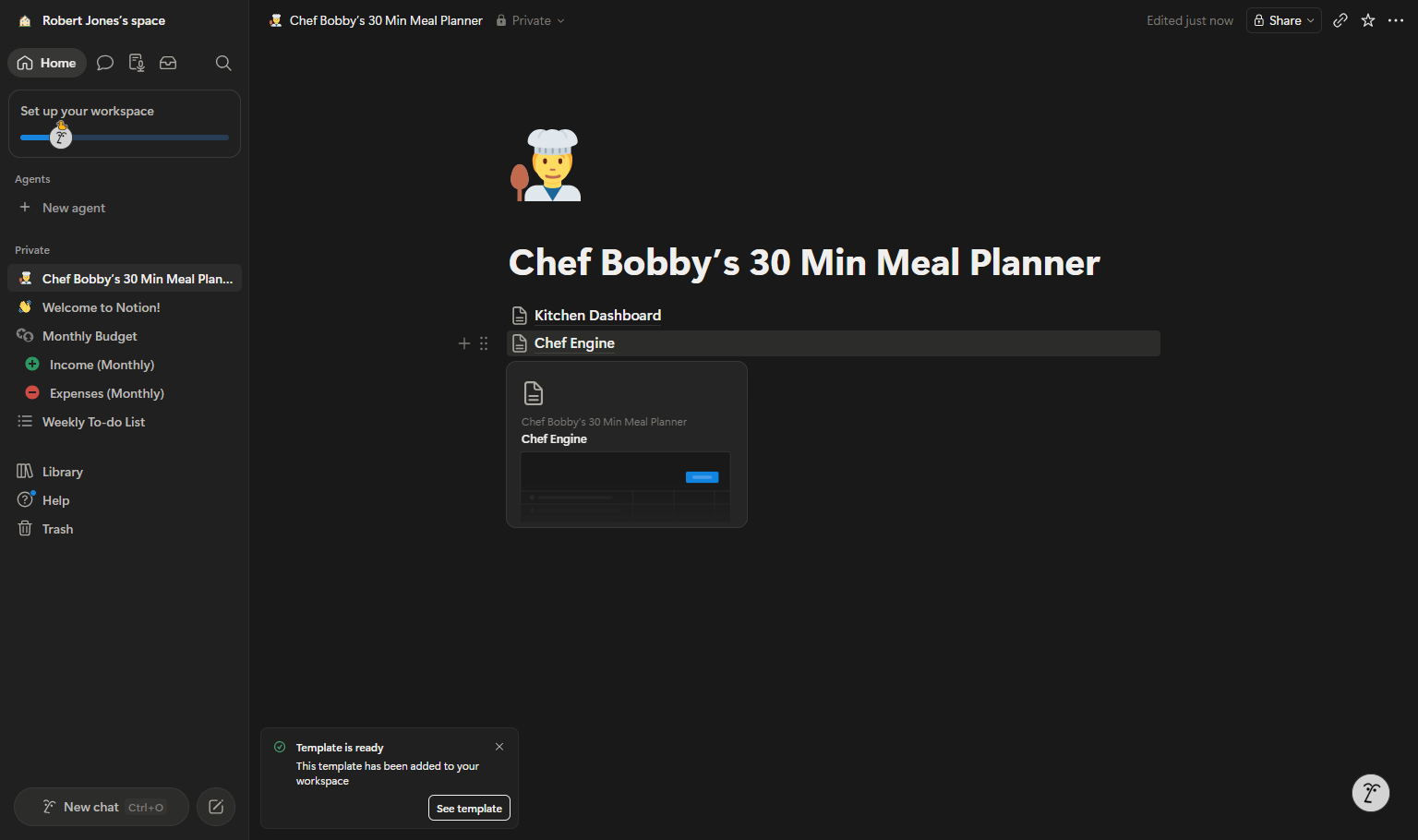 Click on Chef Engine