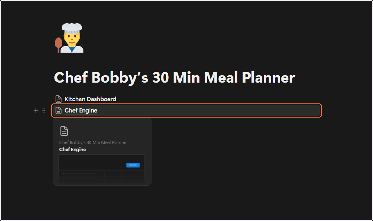 Click on Chef Engine