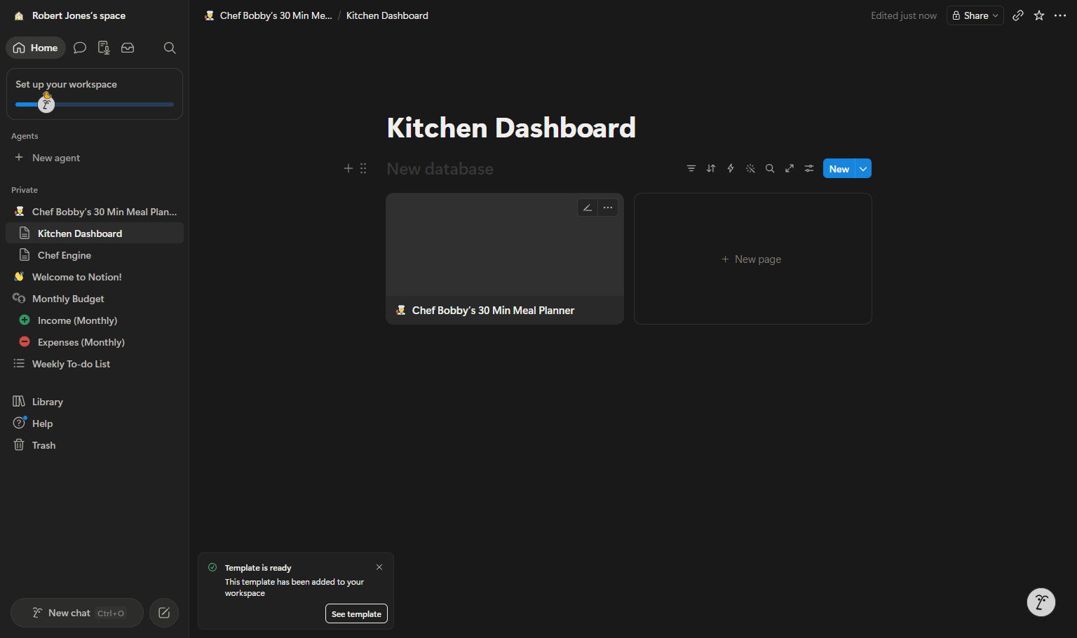 Click on Chef Bobby’s 30 Min Meal Planner