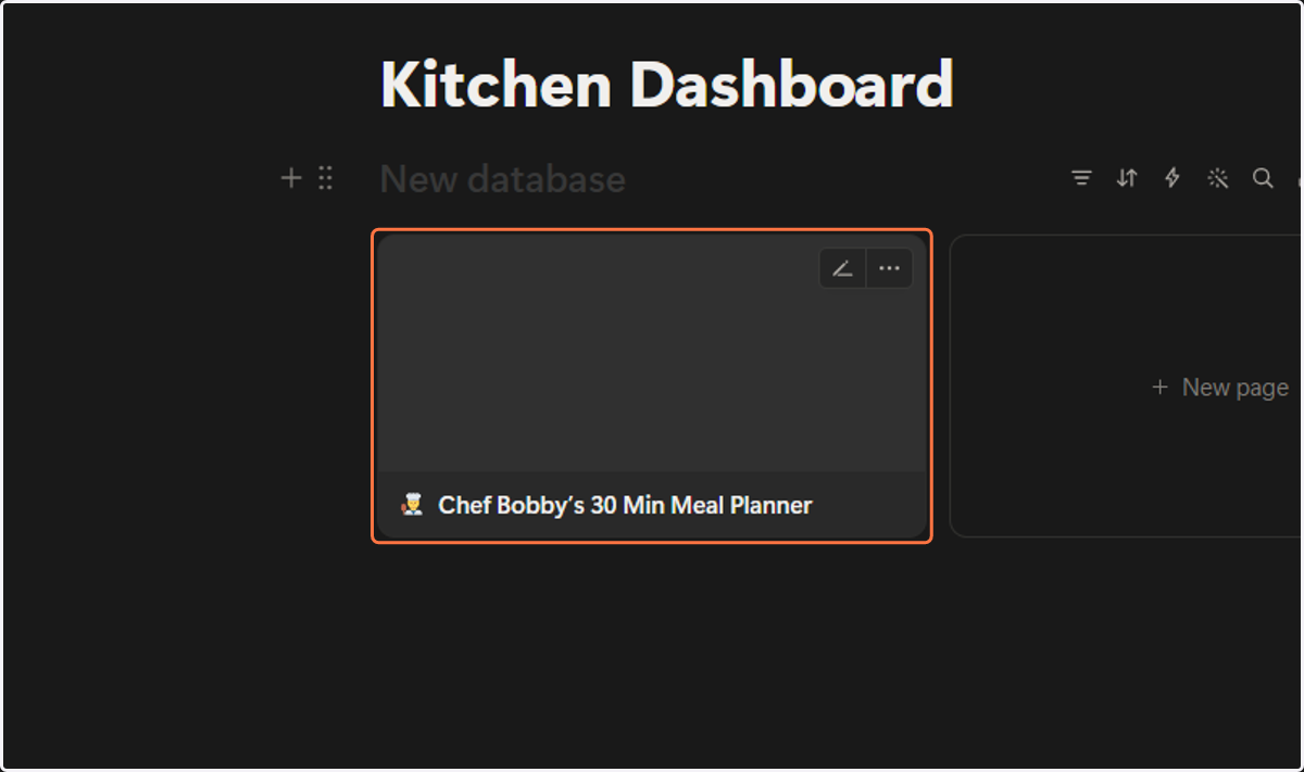 Click on Chef Bobby’s 30 Min Meal Planner