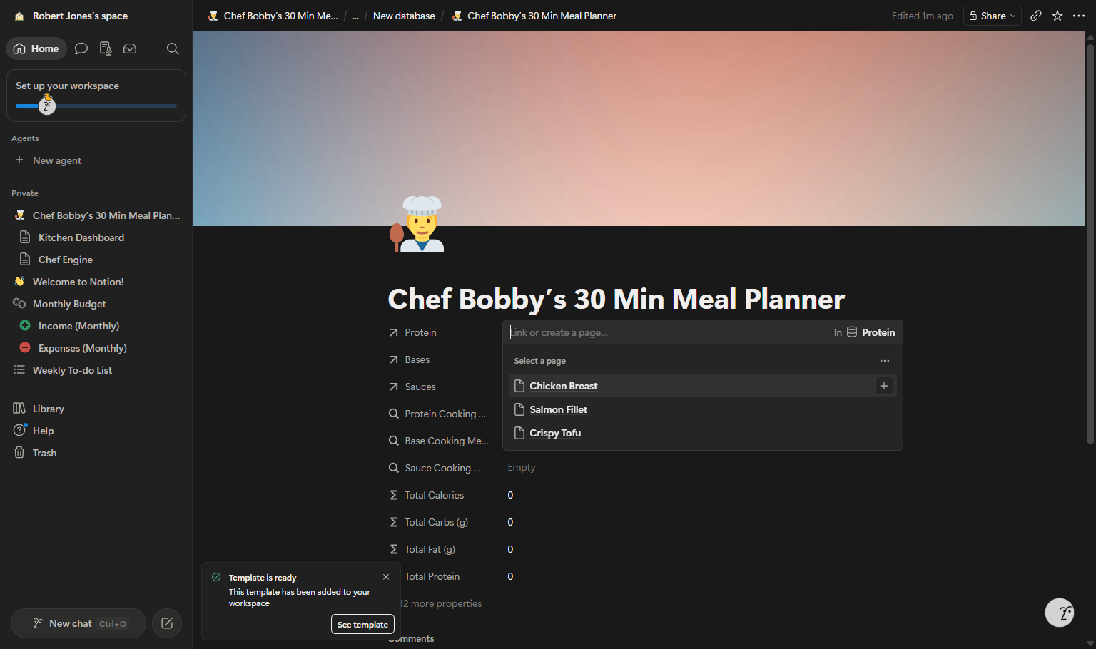 Click on Chicken Breast