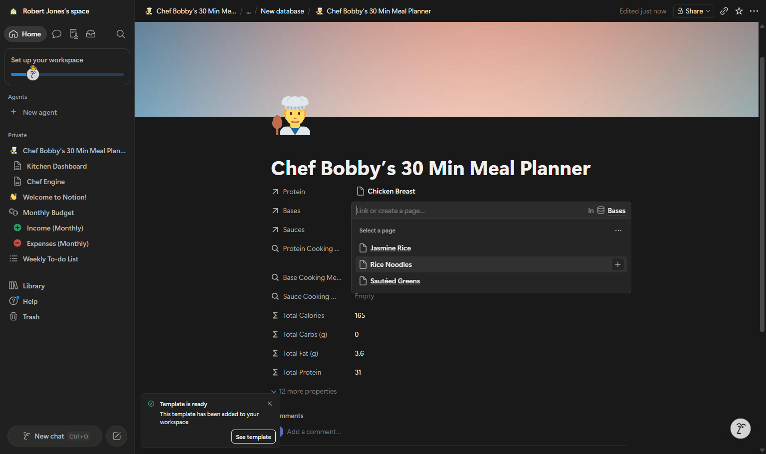 Click on Rice Noodles