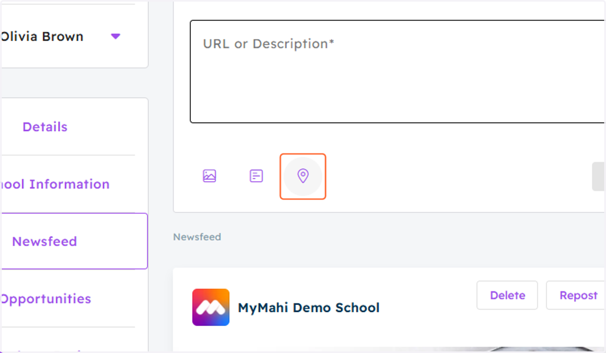 Click on the Third Icon for Setting Target Countries
