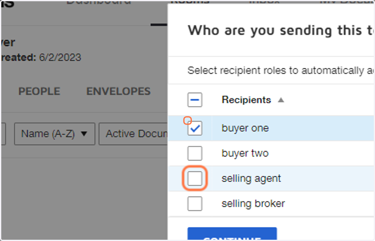 Check buyer one