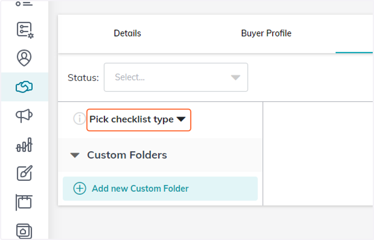 For now, skip the Checklist Type