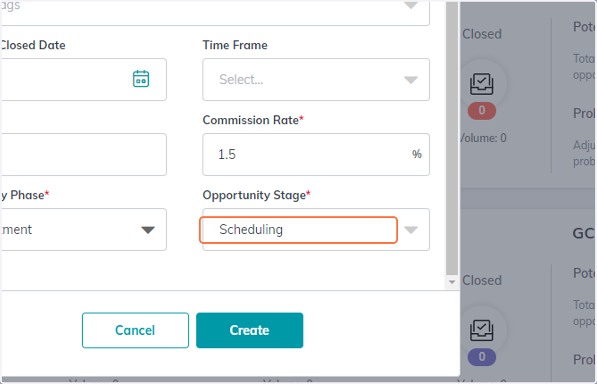 Update your Opportunity Stage
