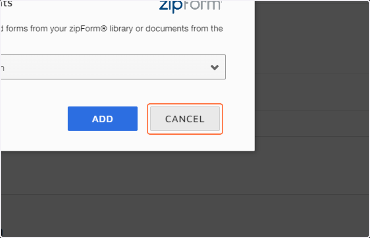 IF you HAVE NOT included the setting "Automatically apply this template to transaction" When the next pop-up appears, select "cancel" for now.