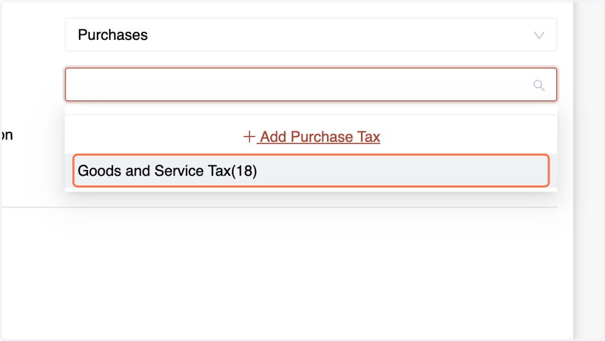 Assign the tax rate