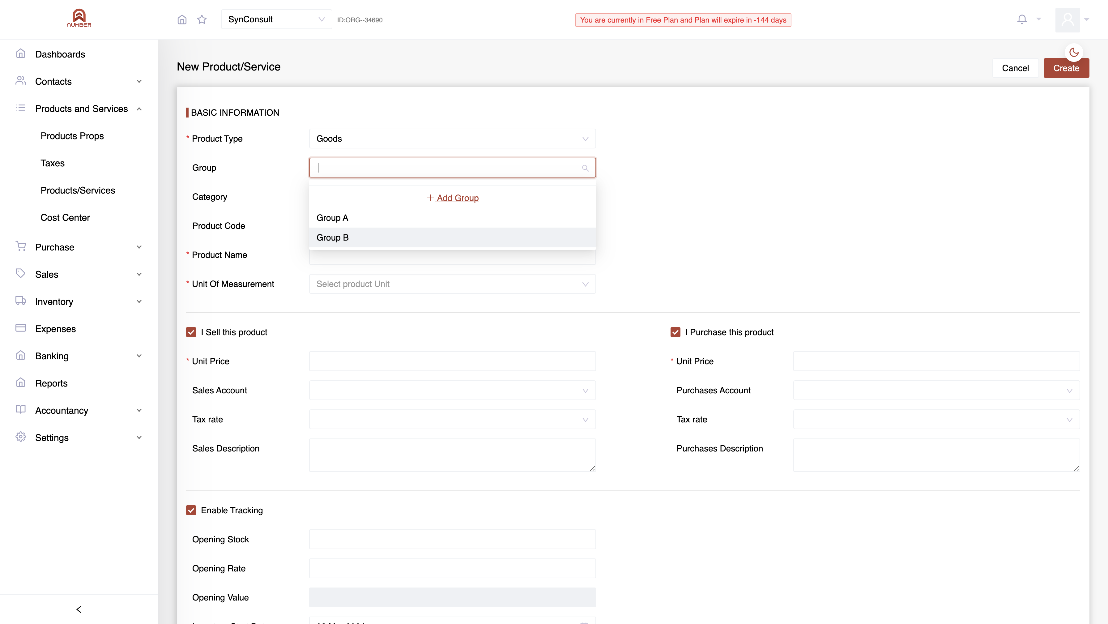 Assign the groups from the existing list or click on Add group to create a new one then and there.