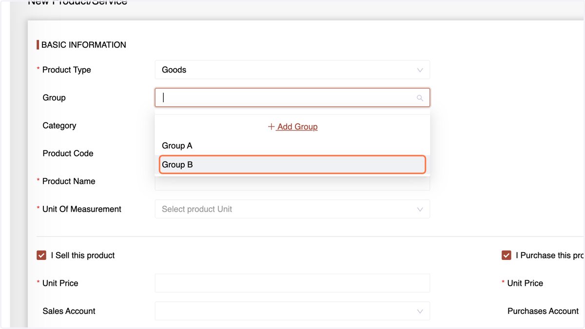 Assign the groups from the existing list or click on Add group to create a new one then and there.