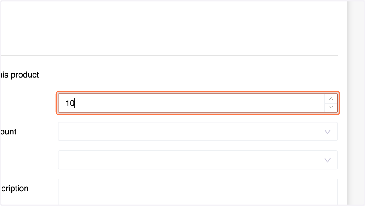 Enter the Purchase information, Start with Purchase Unit Price