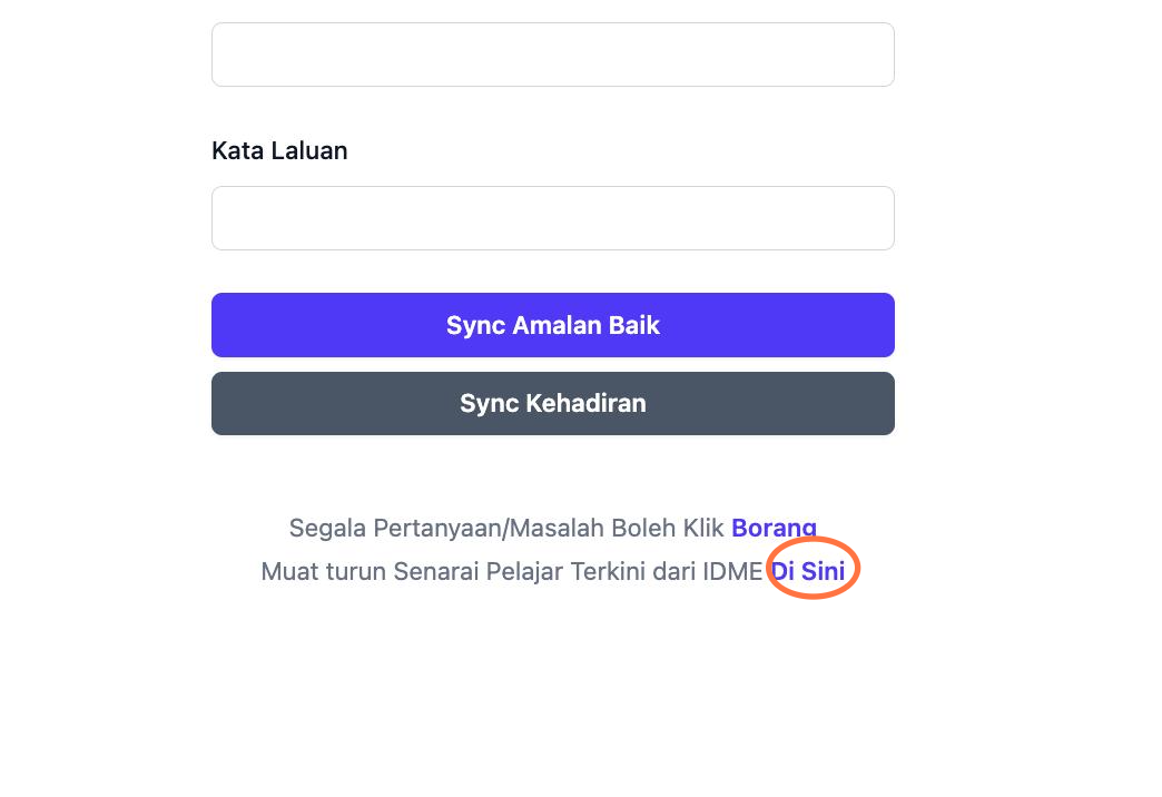 UNTUK MUAT TURUN SENARAI TERKINI PELAJAR DI SEKOLAH, KLIK BUTANG 'DI SINI'.