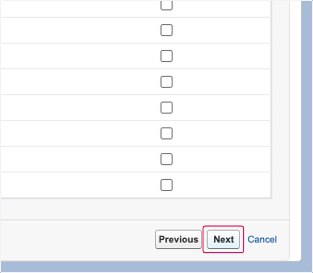 Click on Next