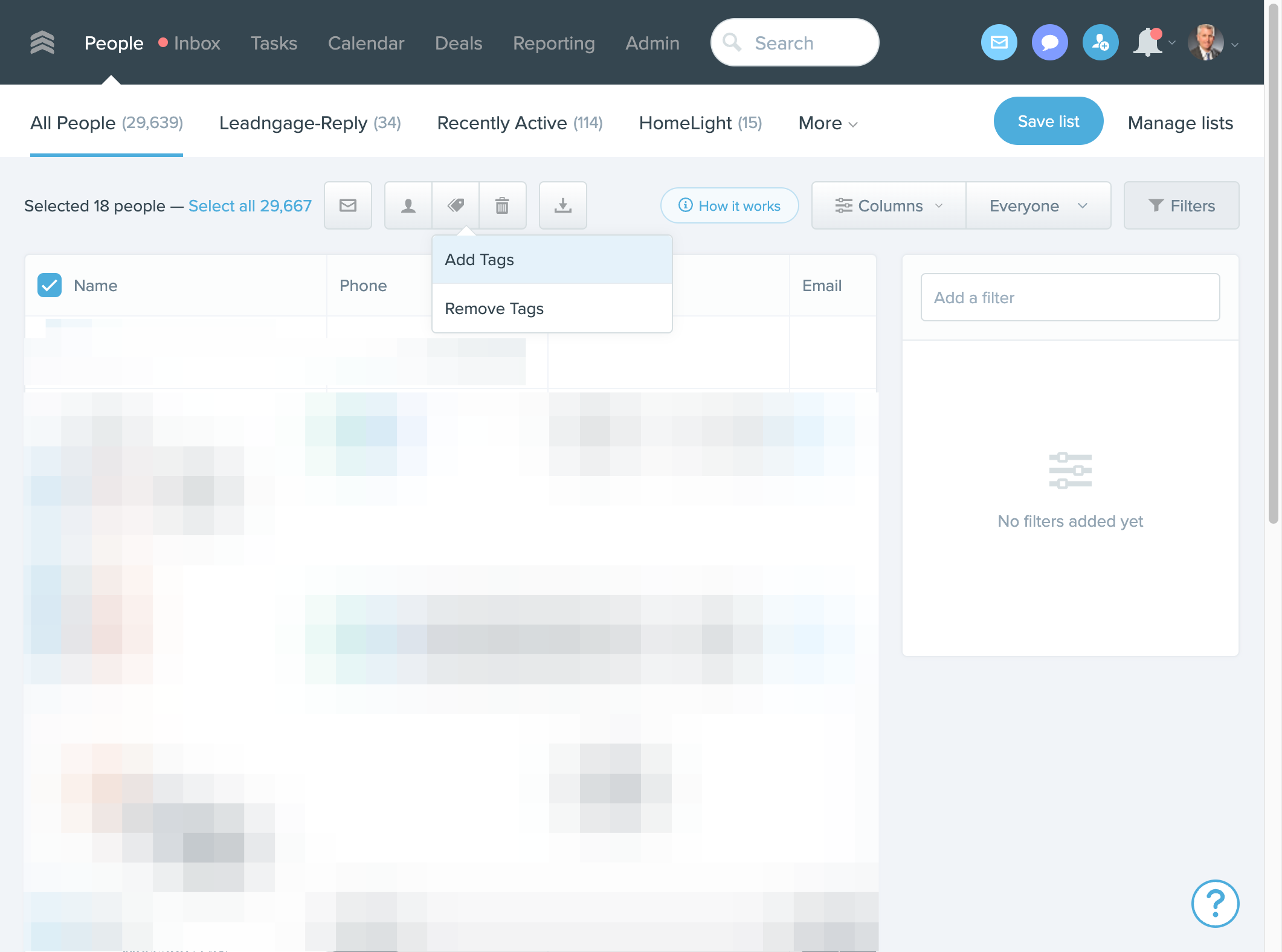Click on Add Tags