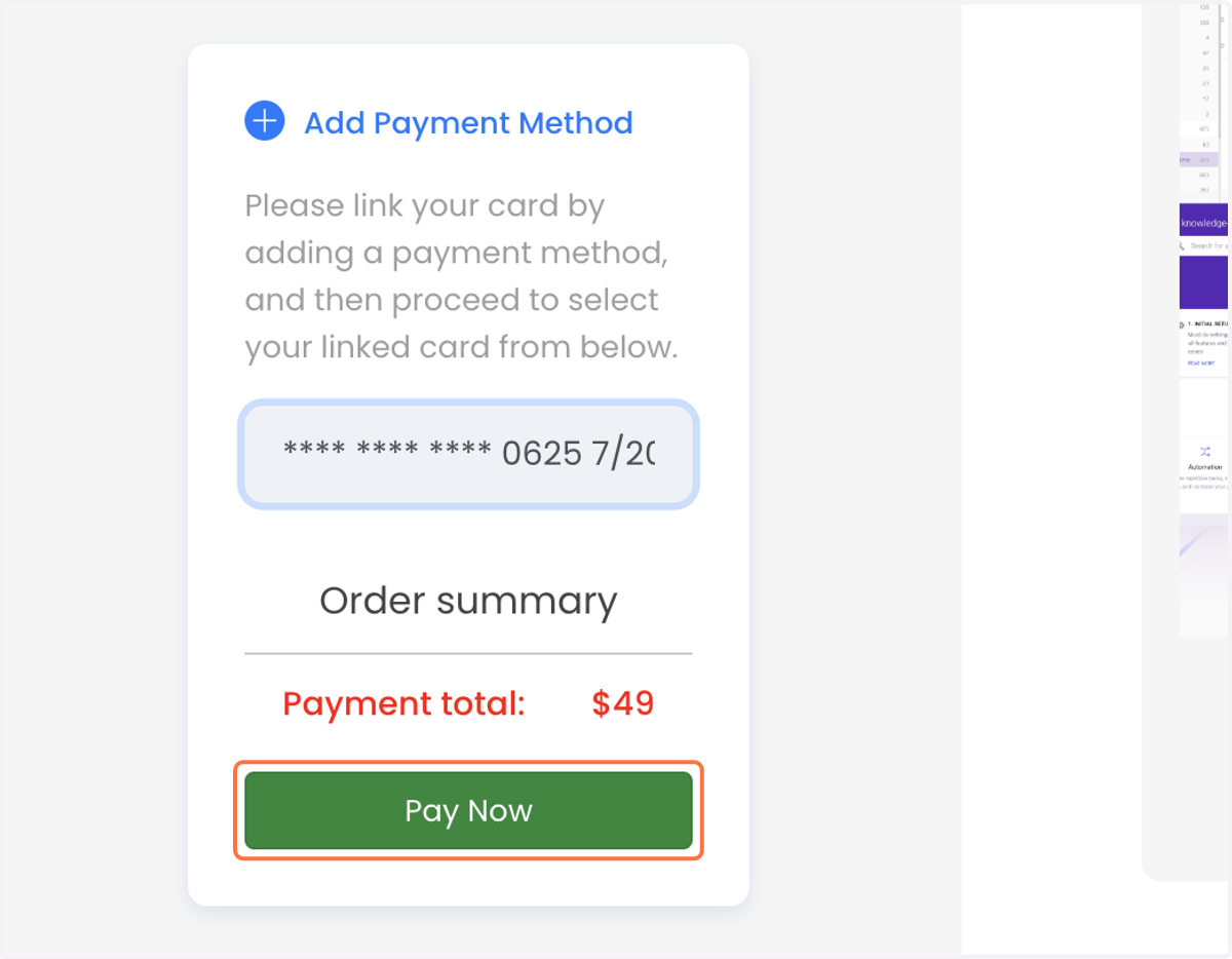 Үүний дараа Pay Now дарна