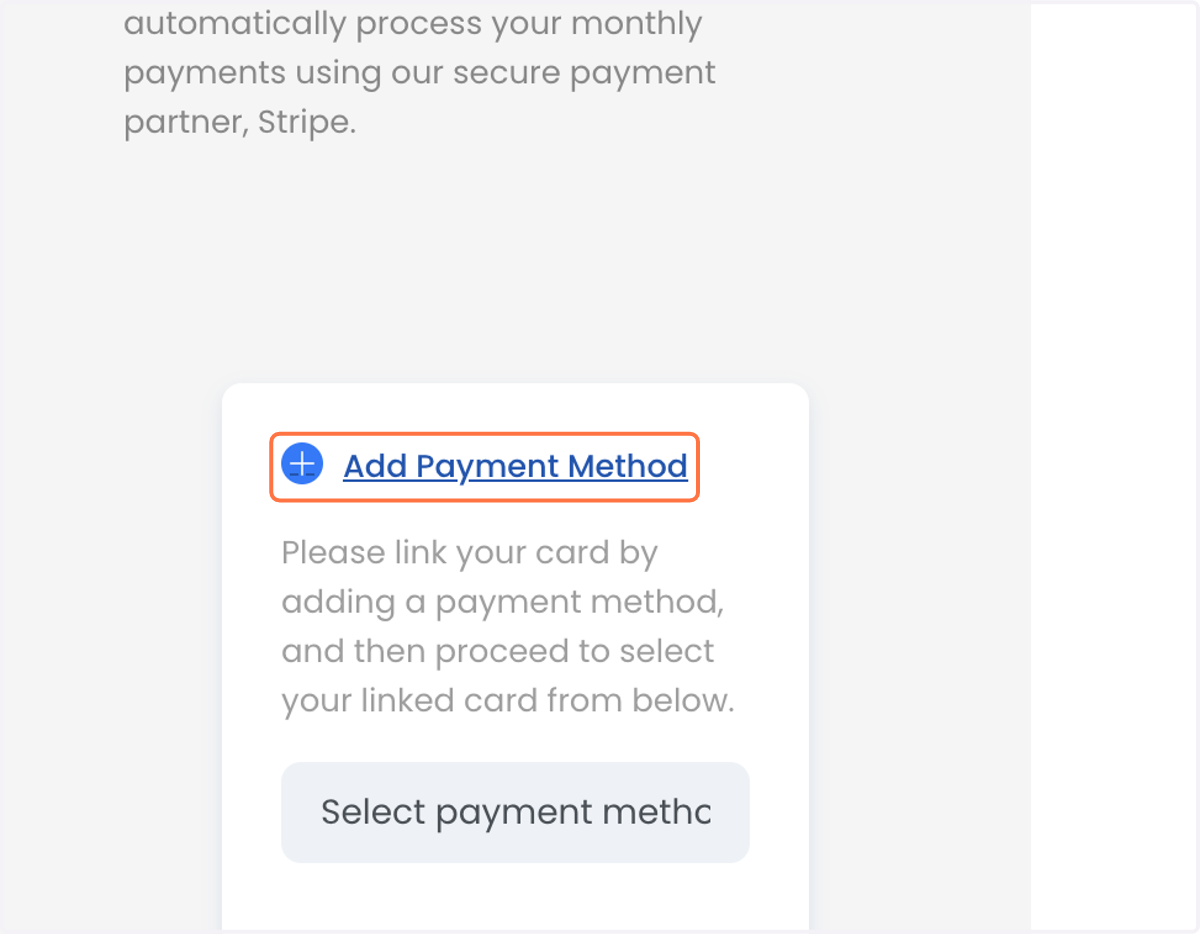 Add Payment Method дээр дараарай