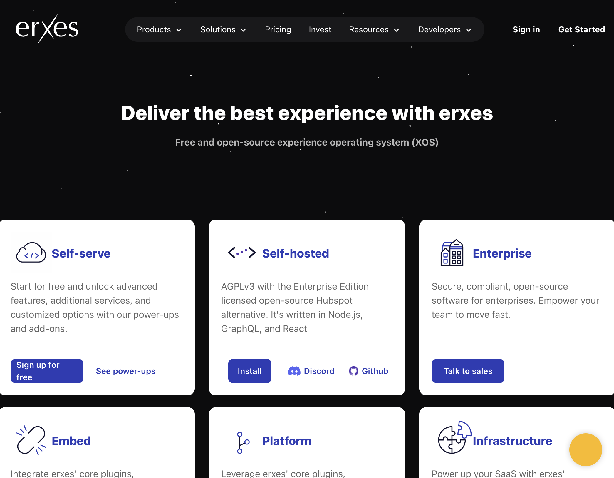 Self-serve хэсгийн Sign up for free дээр дараарай