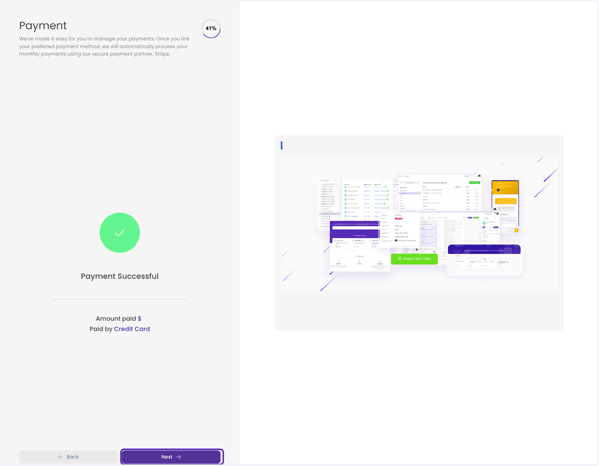 Таны төлбөр амжилттай төлөгдсөний дараа Next товчийг дарна