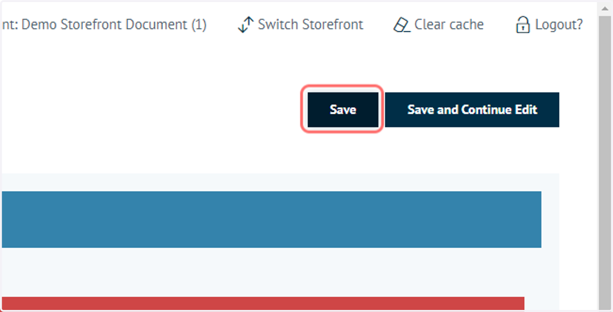 Click on Save
