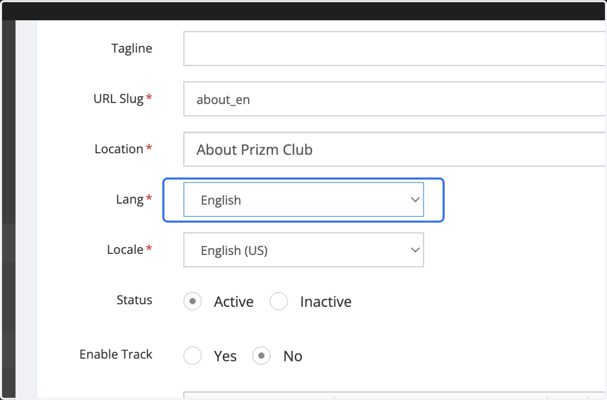 Select Language