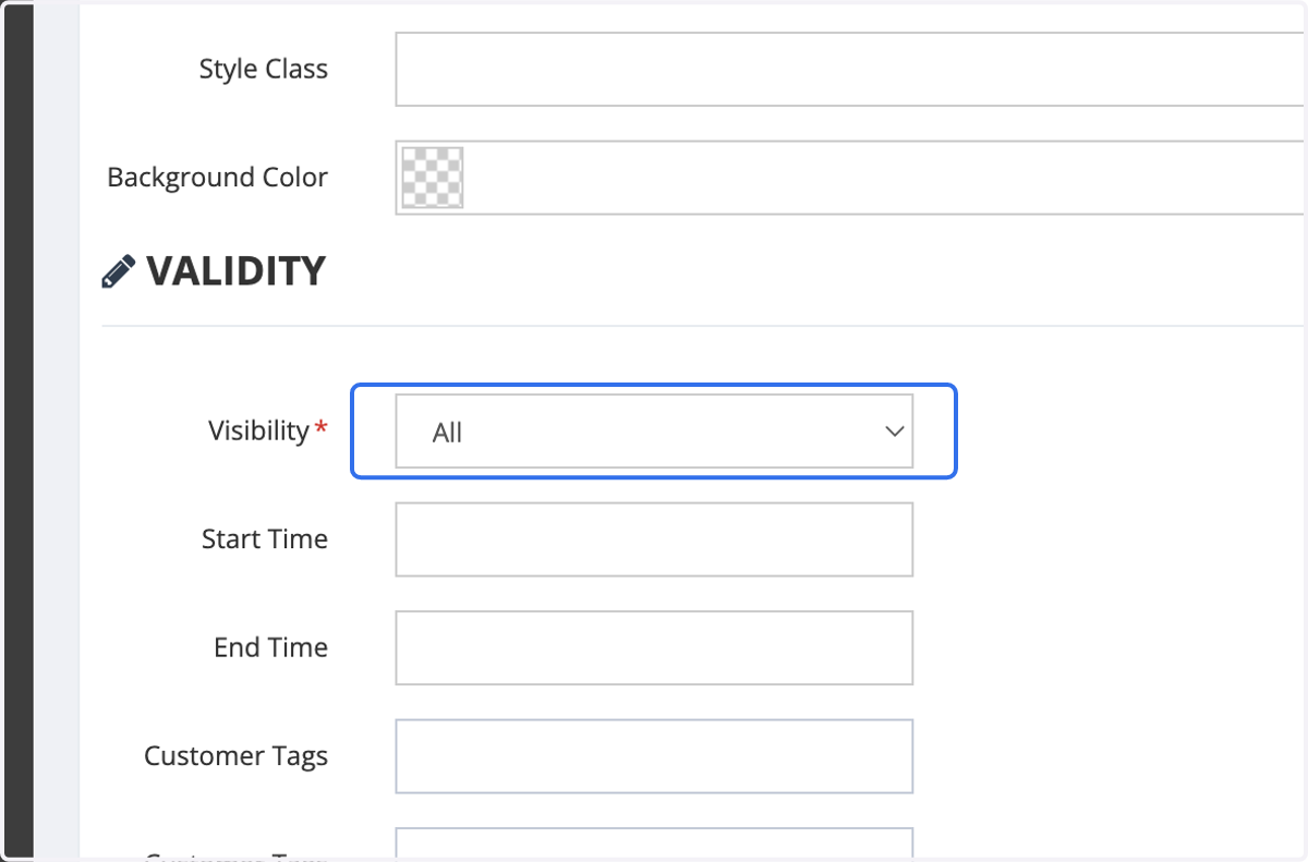 Select Visibility
