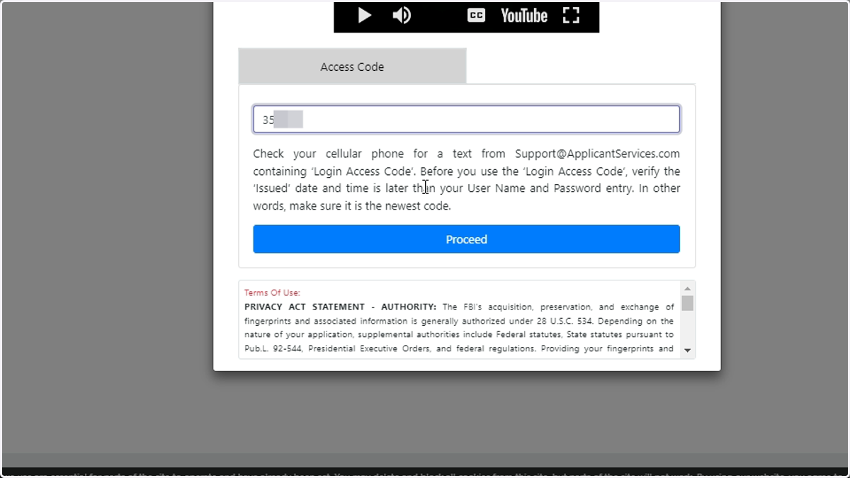 Click proceed