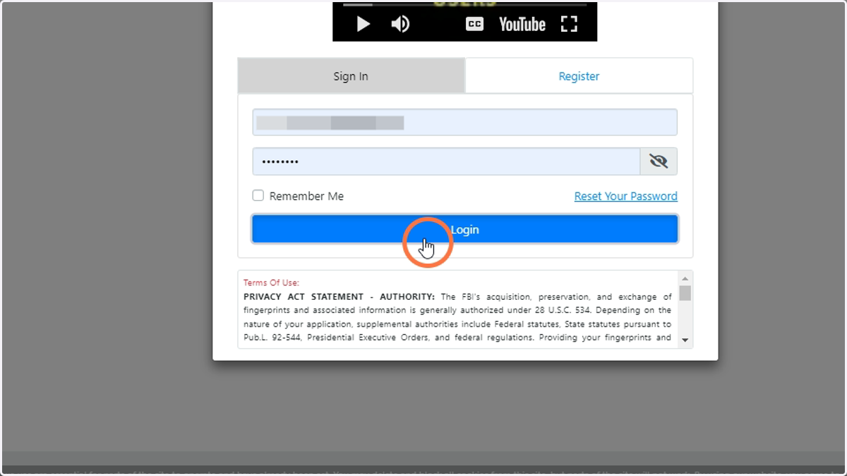 Login to your account