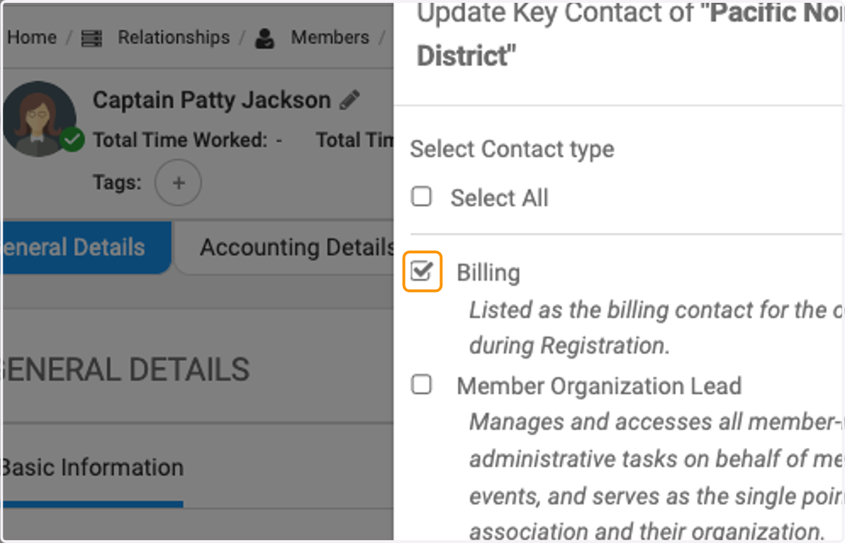 Check the box or boxes you wish to enable