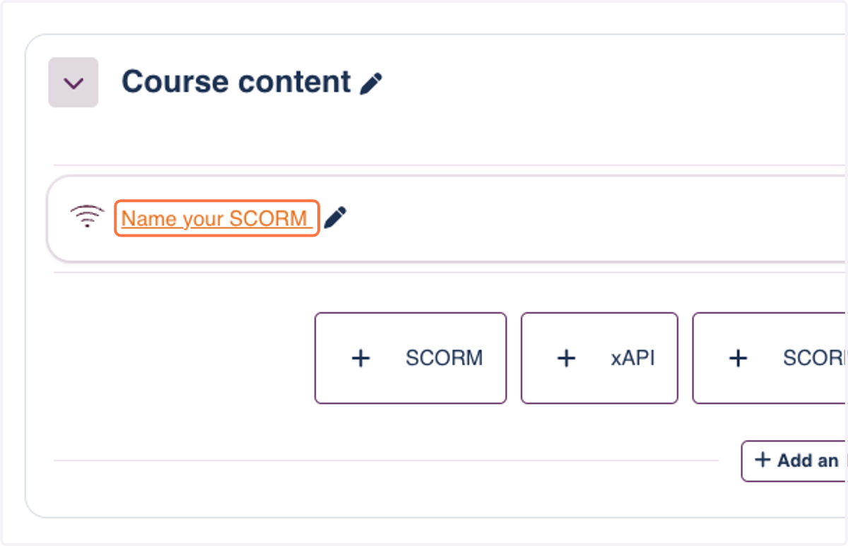 Click on your SCORM proxy file.