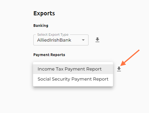 Payment reports (Social insurance and income tax payment reports)
