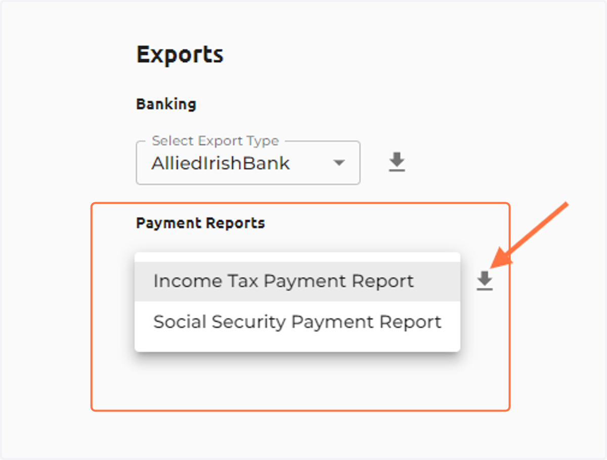 Payment reports (Social insurance and income tax payment reports)
