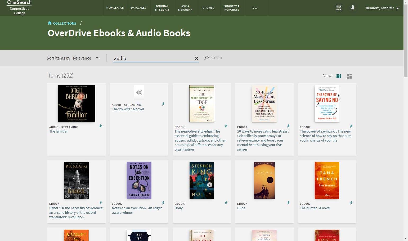 Search for audio